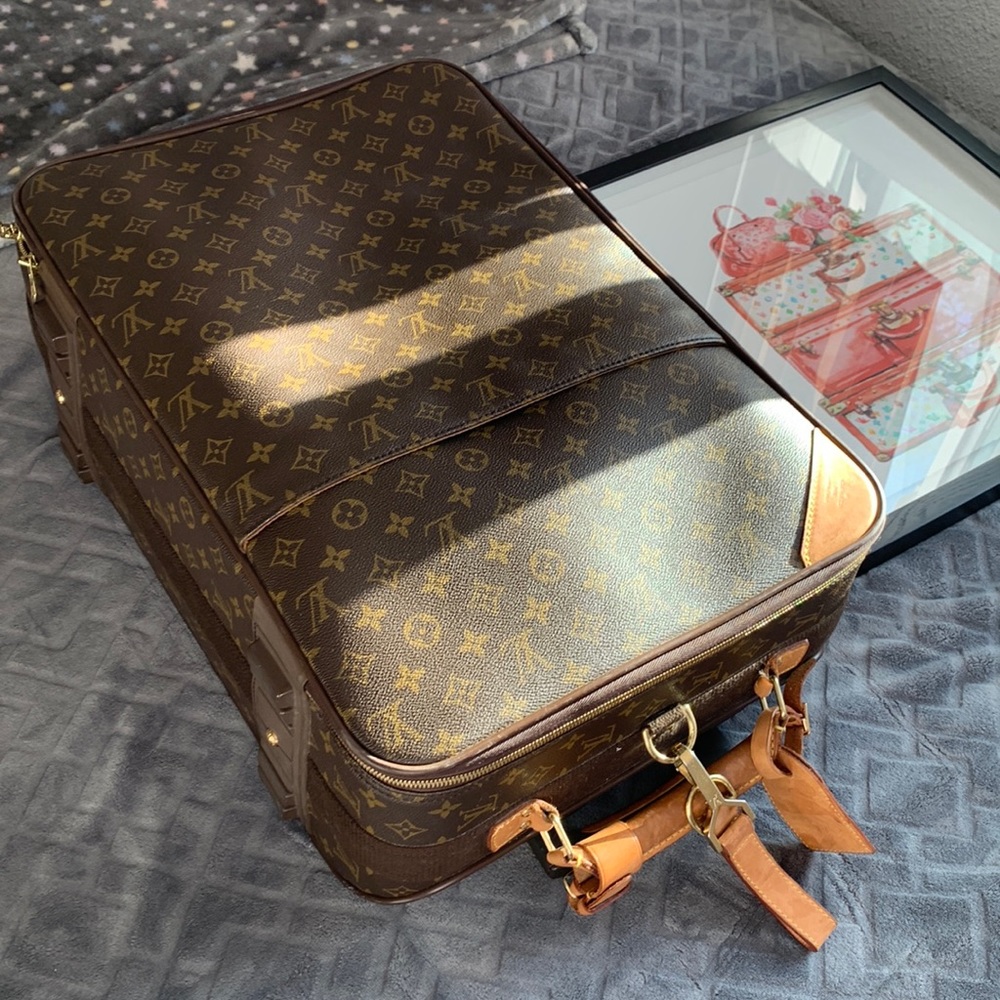COPY - Louis Vuitton Brown Monogram Canvas Pegase 55 Travel Bag